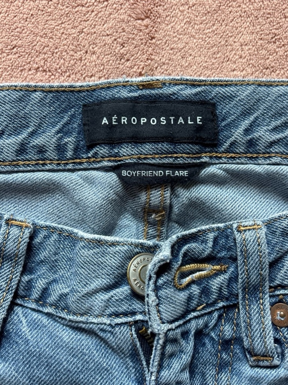 Aeropostale Light Blue Boyfriend Flare Jeans